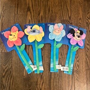 EXCLUSIVE Disney Flower Bouquet Bloom Character Stems Wrap Flower